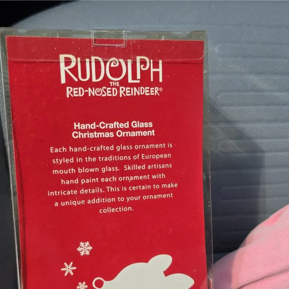 Rudolph The Red Nosed Reindeer Kurt Adler Christmas Ornament